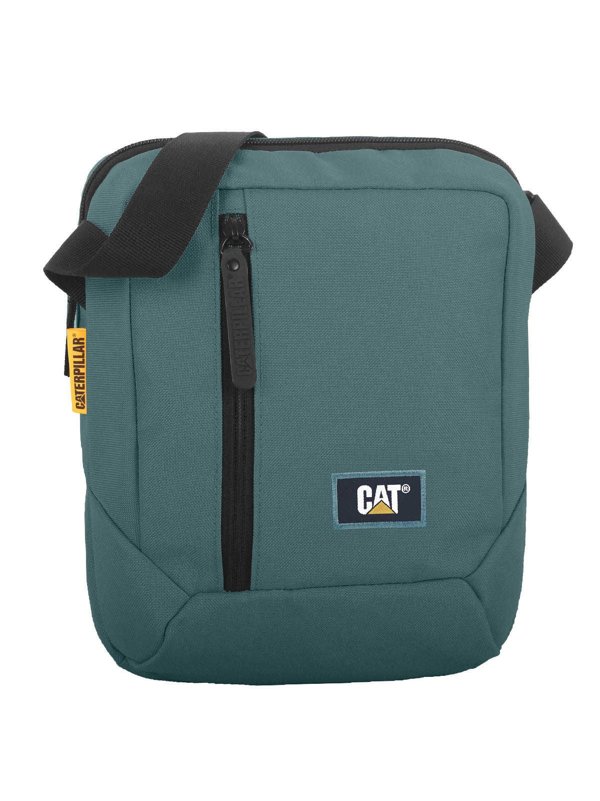 Bolso Con Compartimiento Tablet Unisex Shoulder Bag Verde Petróleo Cat