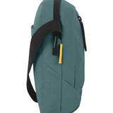 Bolso Con Compartimiento Tablet Unisex Shoulder Bag Verde Petróleo Cat