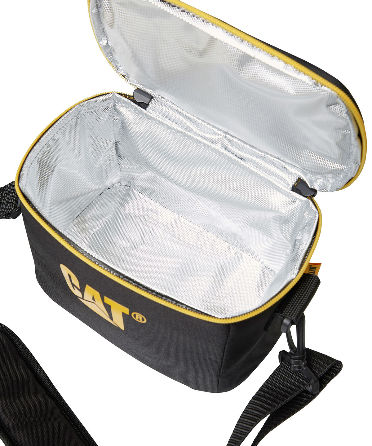 Bolso Cooler Unisex 6 Latas Negro CAT