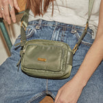 Cartera Casual Mujer Mini Crossbody Verde Cat