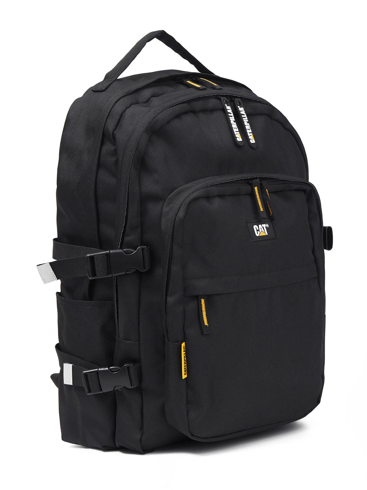 Mochila Con Compartimiento Laptop Unisex Sao Paulo Urban Negra Cat