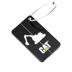 Llavero para Equipaje Unisex Metal Luggage Tag Negro Cat