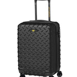 Maleta de Cabina Unisex Industrial Plate 20" Negra Cat