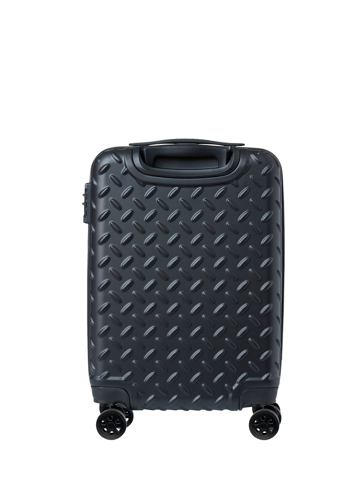 Maleta de Cabina Unisex Industrial Plate 20" Negra Cat