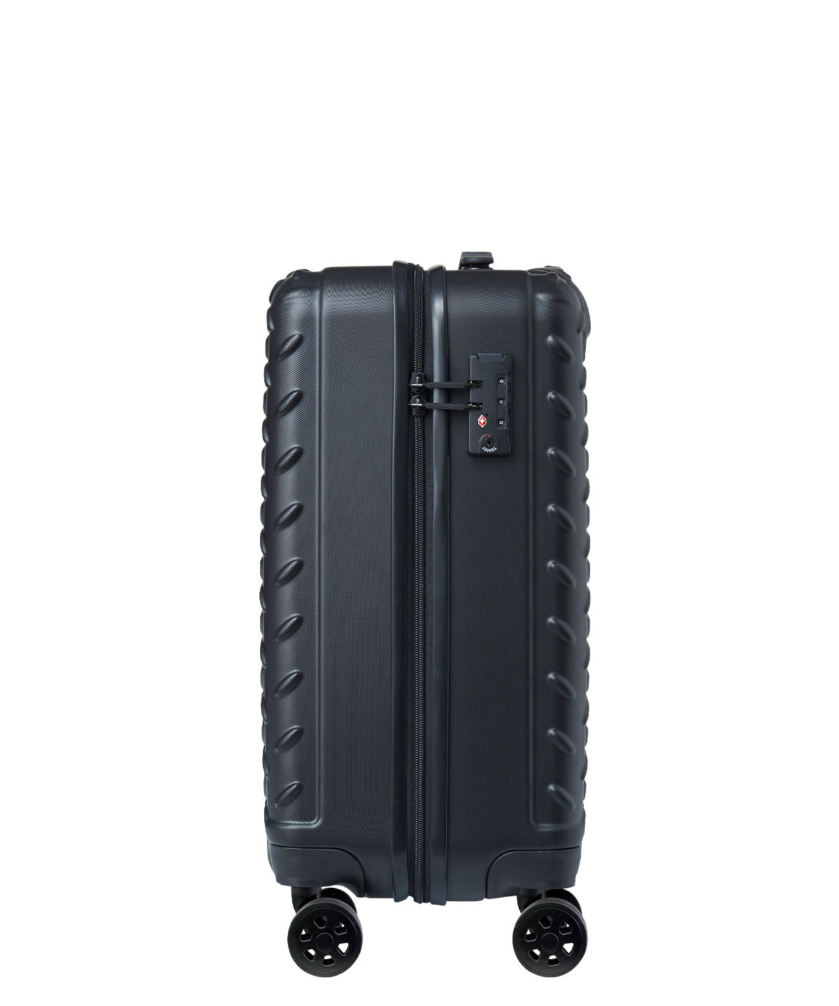 Maleta de Cabina Unisex Industrial Plate 20" Negra Cat