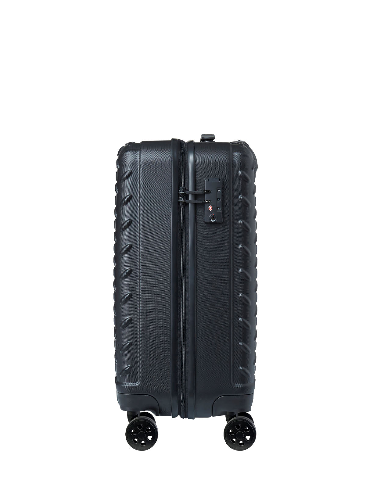 Maleta de Cabina Unisex Industrial Plate 20" Negra Cat