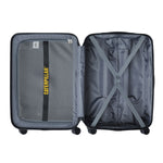 Maleta de Cabina Unisex Industrial Plate 20" Negra Cat