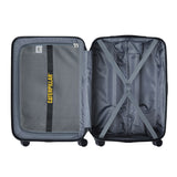 Maleta de Cabina Unisex Industrial Plate 20" Negra Cat