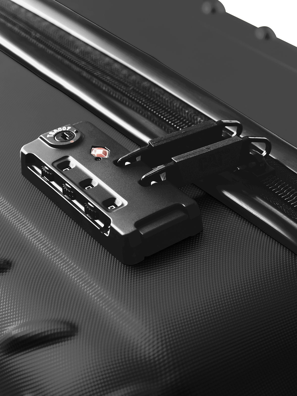 Maleta de Cabina Unisex Industrial Plate 20" Negra Cat