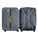 Maleta de Cabina Con Cierre Seguridad Unisex Industrial Plate 20" Trolley Mostaza Cat