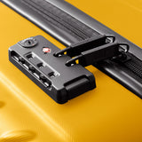 Maleta de Cabina Con Cierre Seguridad Unisex Industrial Plate 20" Trolley Mostaza Cat