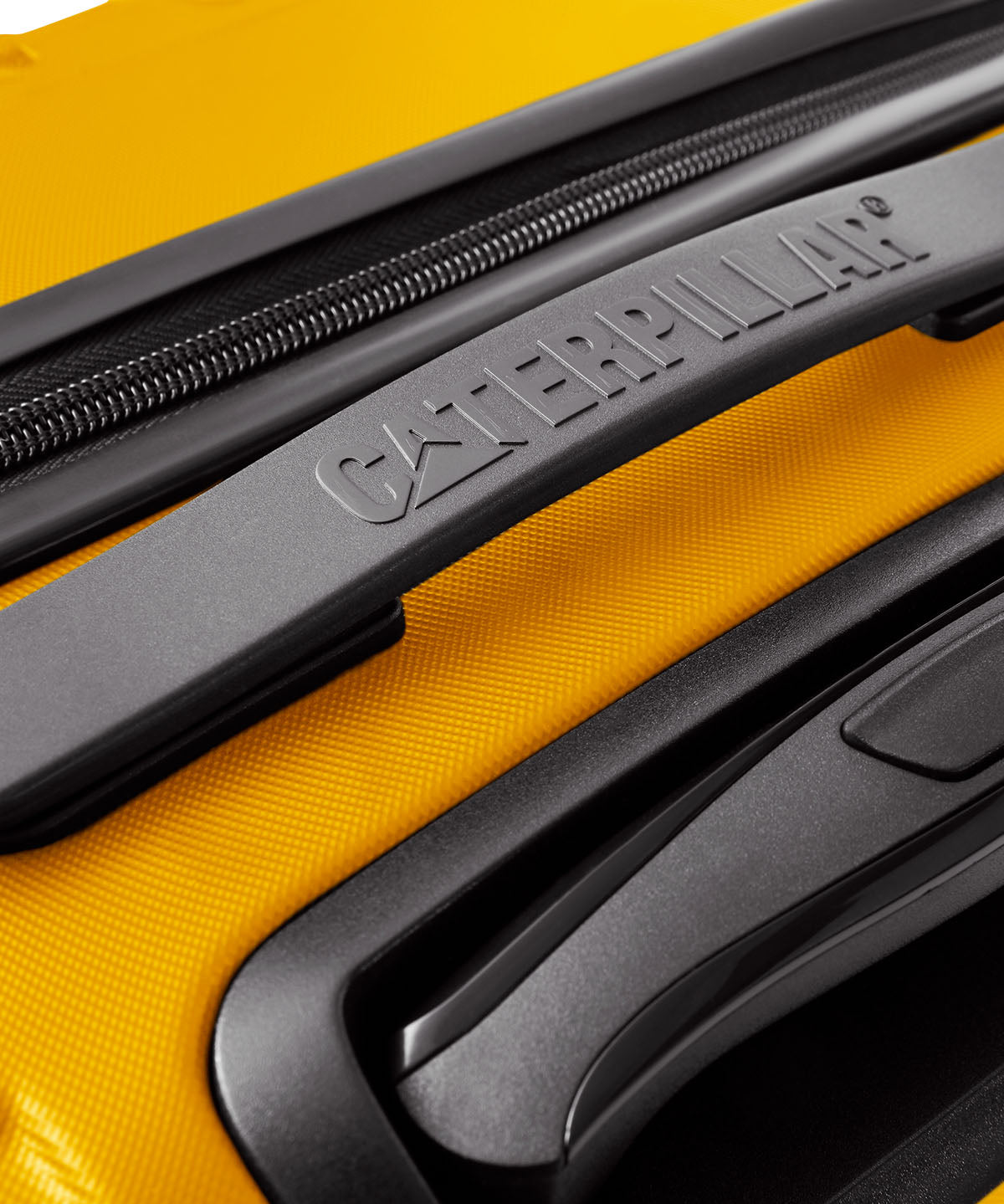 Maleta de Cabina Con Cierre Seguridad Unisex Industrial Plate 20" Trolley Mostaza Cat