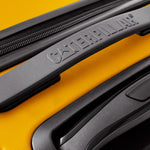 Maleta de Cabina Con Cierre Seguridad Unisex Industrial Plate 20" Trolley Mostaza Cat