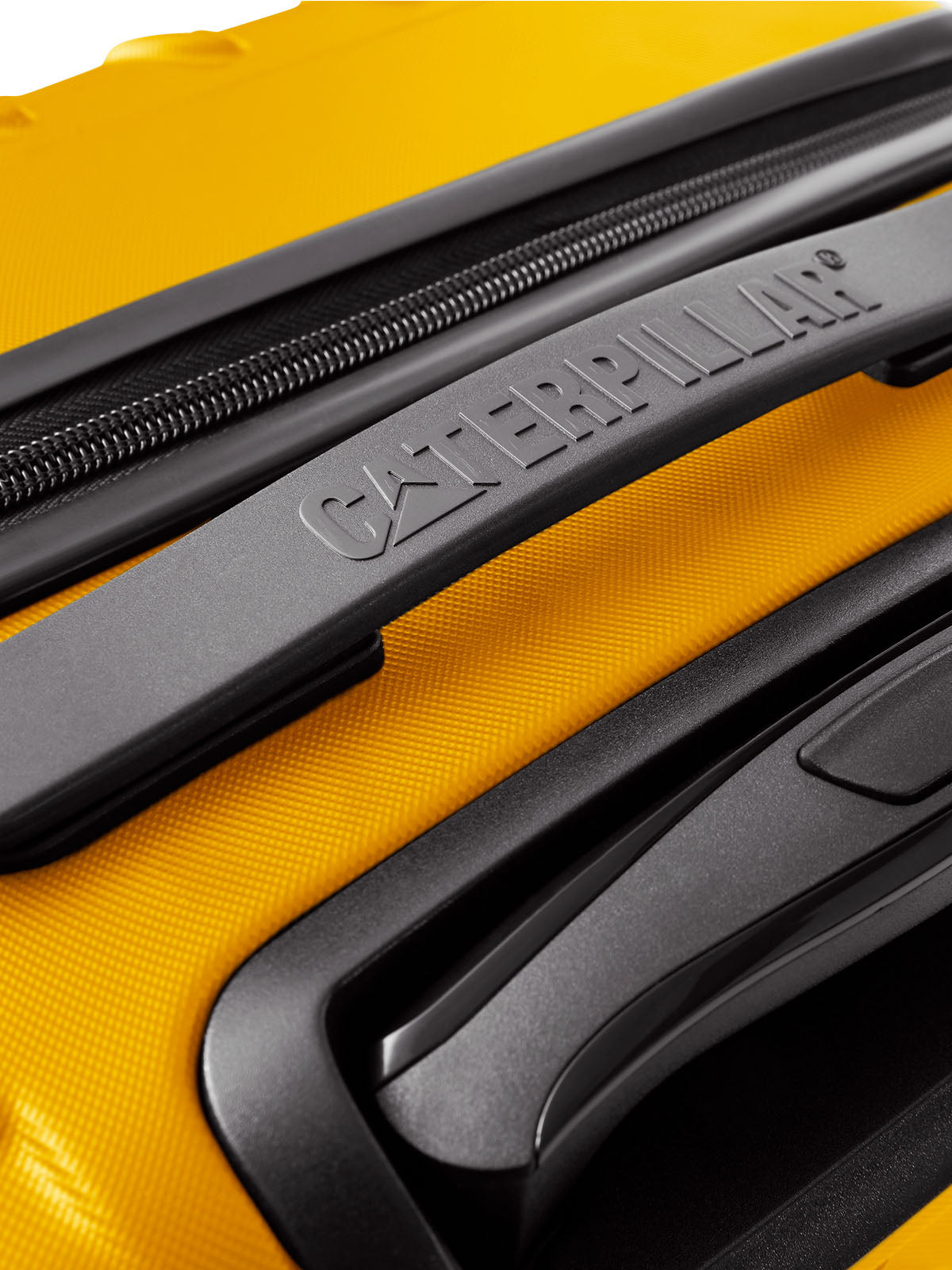 Maleta de Cabina Con Cierre Seguridad Unisex Industrial Plate 20" Trolley Mostaza Cat