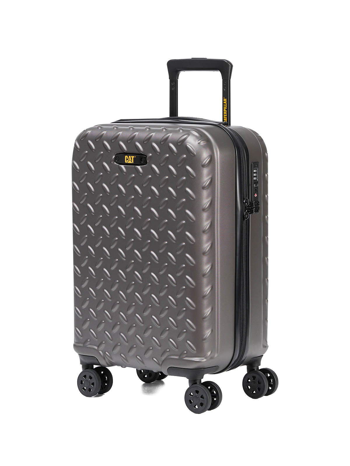 Maleta de Cabina CAT Industrial Plate 20" Trolley - Starlight Silver