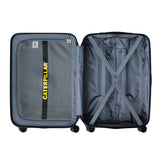 Maleta Con Cierre Seguridad Unisex Industrial Plate 24" Trolley Negra Cat