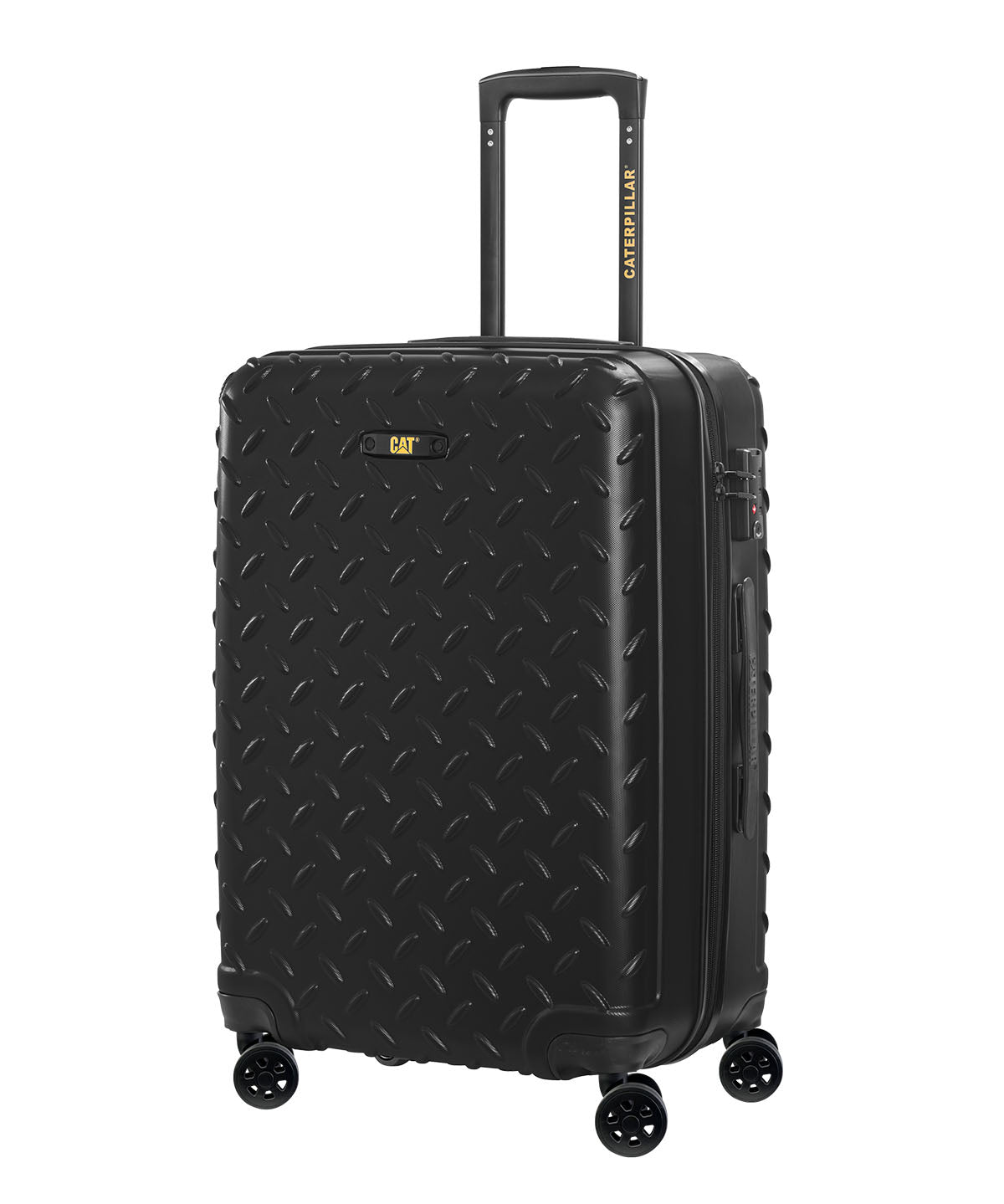 Maleta Grande Unisex Industrial Plate 28" Negra Cat