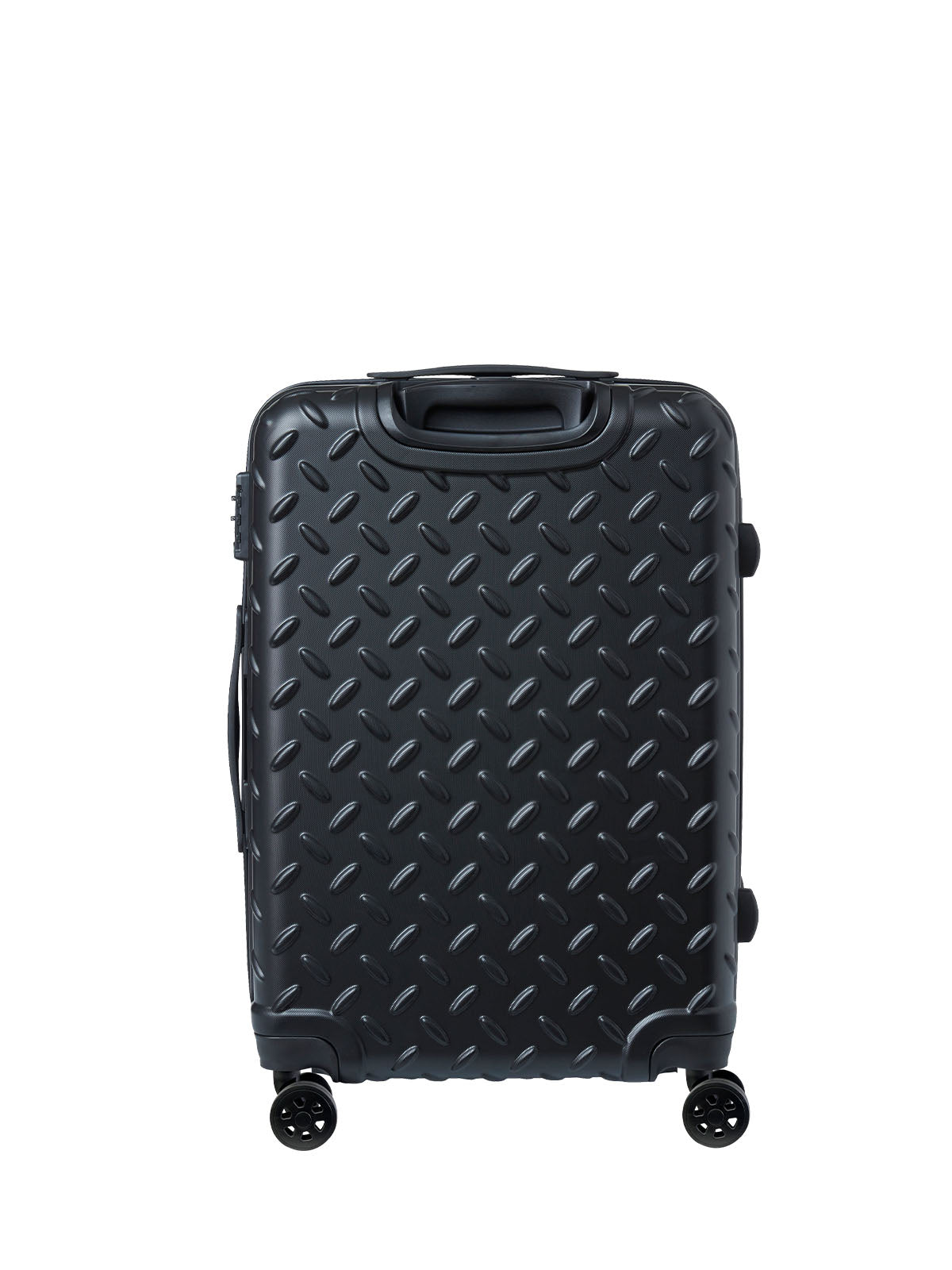 Maleta Grande Unisex Industrial Plate 28" Negra Cat