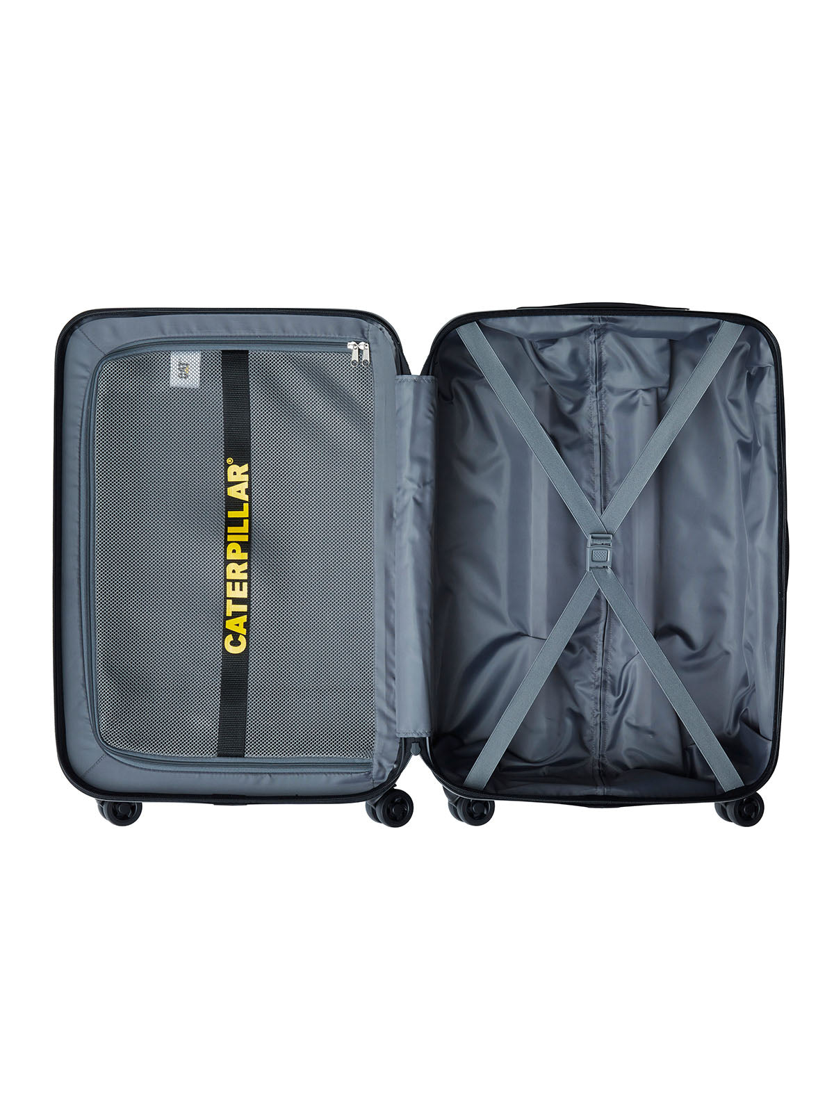 Maleta Con Cierre Seguridad Unisex Industrial Plate 28" Trolley Mostaza Cat