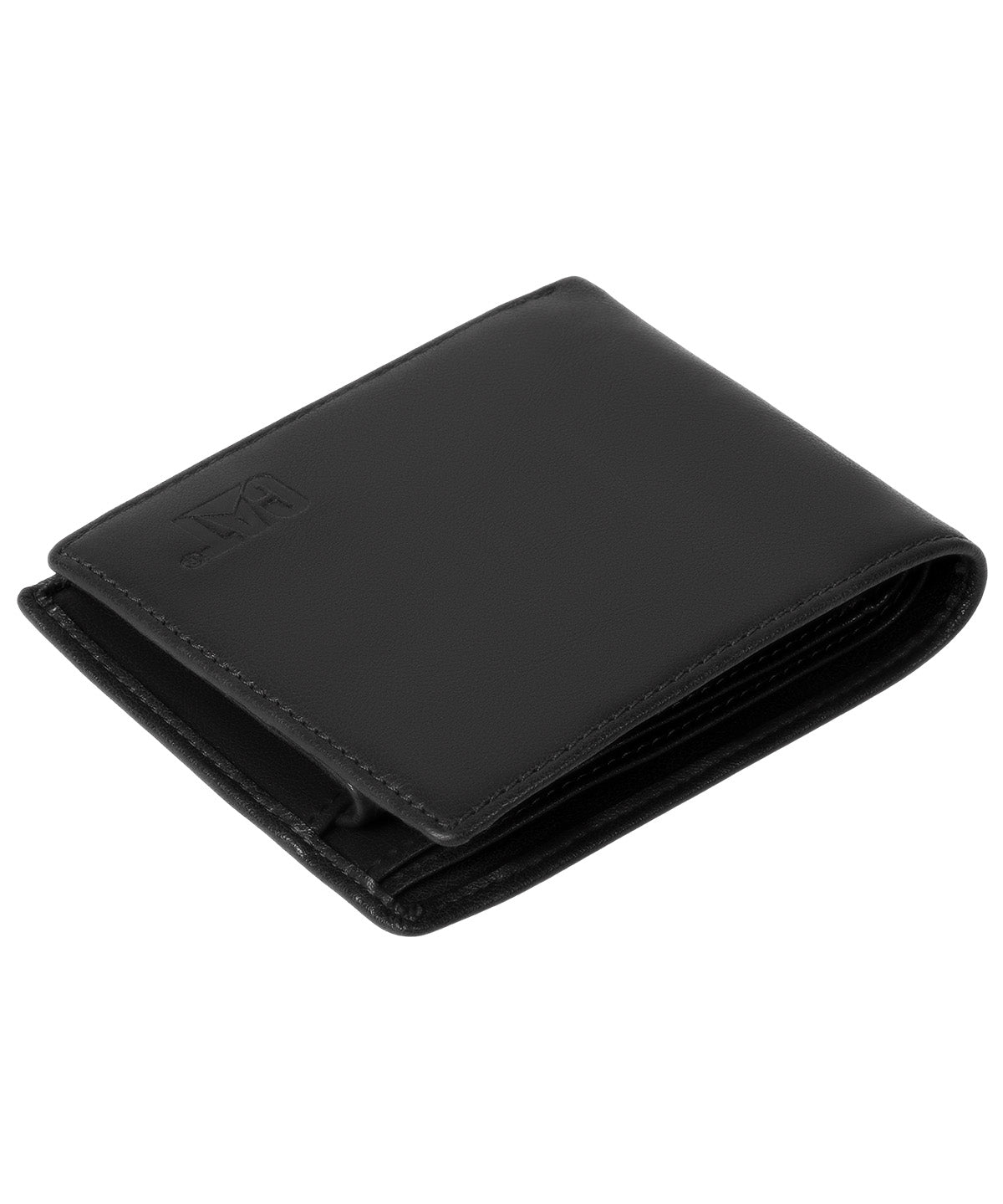 Billetera de Cuero Premium Unisex CAT Ethiopian Leather Wallet - Black