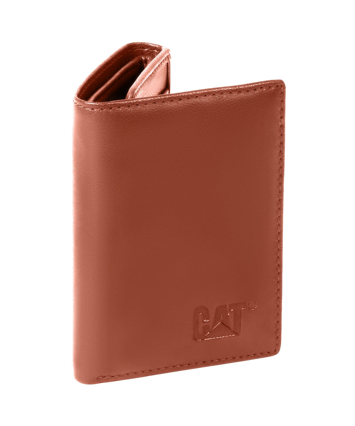 Billetera de Cuero Unisex Kenya Café Cat