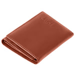 Billetera de Cuero Unisex Kenya Café Cat