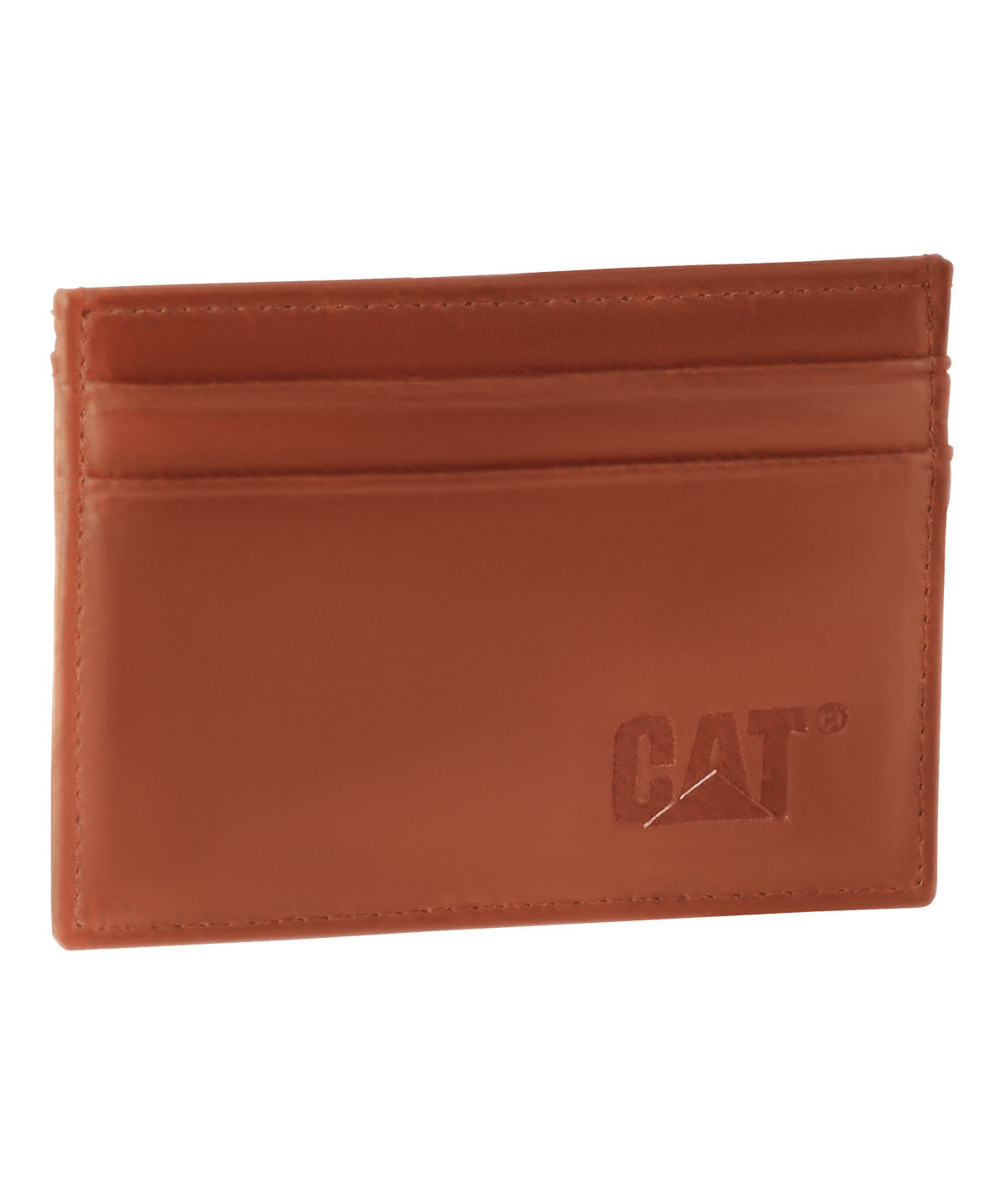 Billetera Rfid Unisex México Leather Cardholder Canela Cat