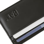 Billetera Rfid Unisex México Leather Cardholder Negra Cat