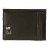 Billetera Rfid Unisex México Leather Cardholder Negra Cat