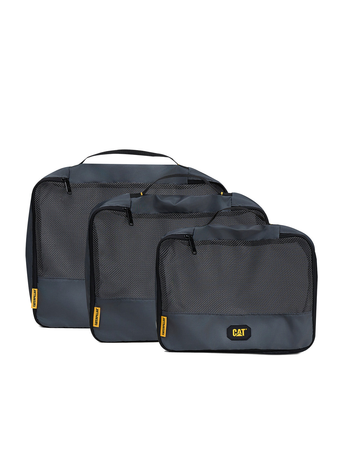 Set de Organizadores de Equipaje Unisex CAT Voyager Packing Cubes 3 Piezas - Charcoal