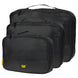 Pack Bolsa Organizadora Unisex Voyager 3 Piezas Negro CAT