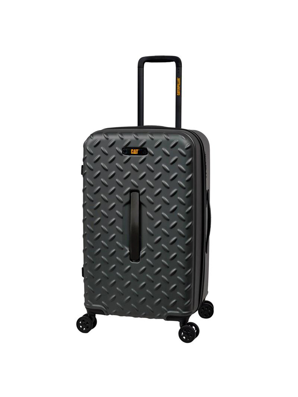 Maleta Mediana Industrial Plate Trunk Gris Oscuro CAT