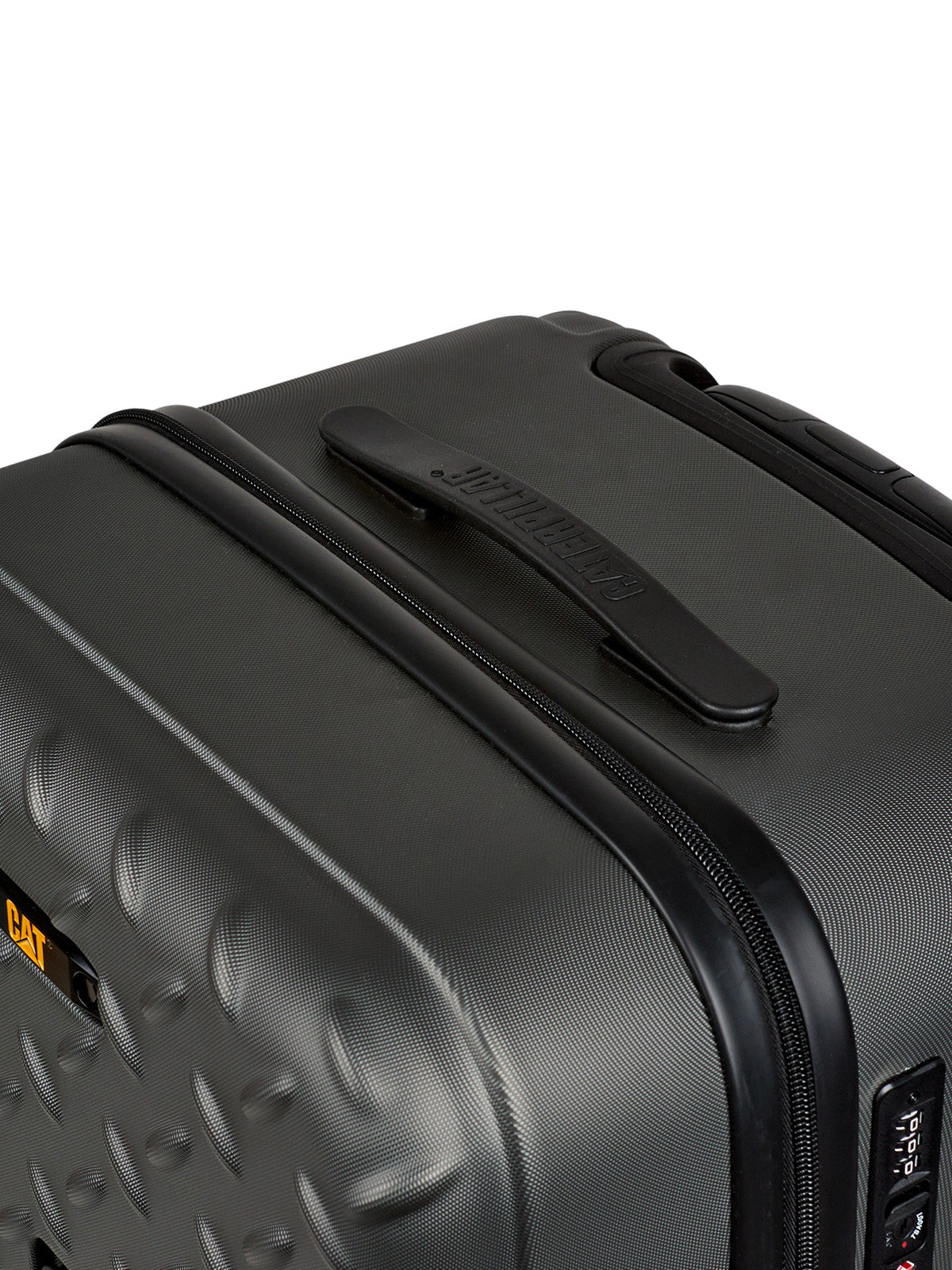 Maleta Mediana Industrial Plate Trunk Gris Oscuro CAT