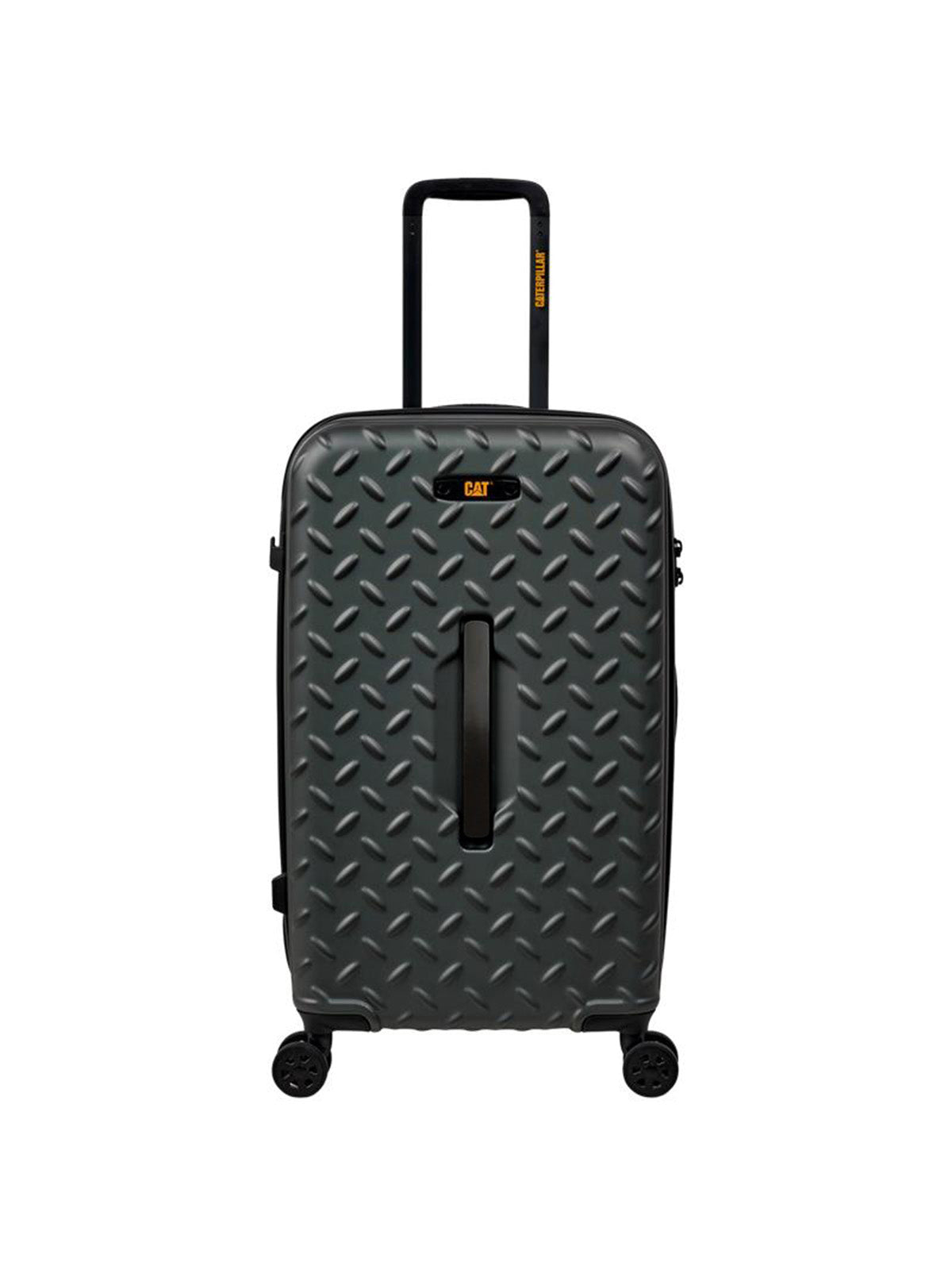 Maleta Mediana Industrial Plate Trunk Gris Oscuro CAT