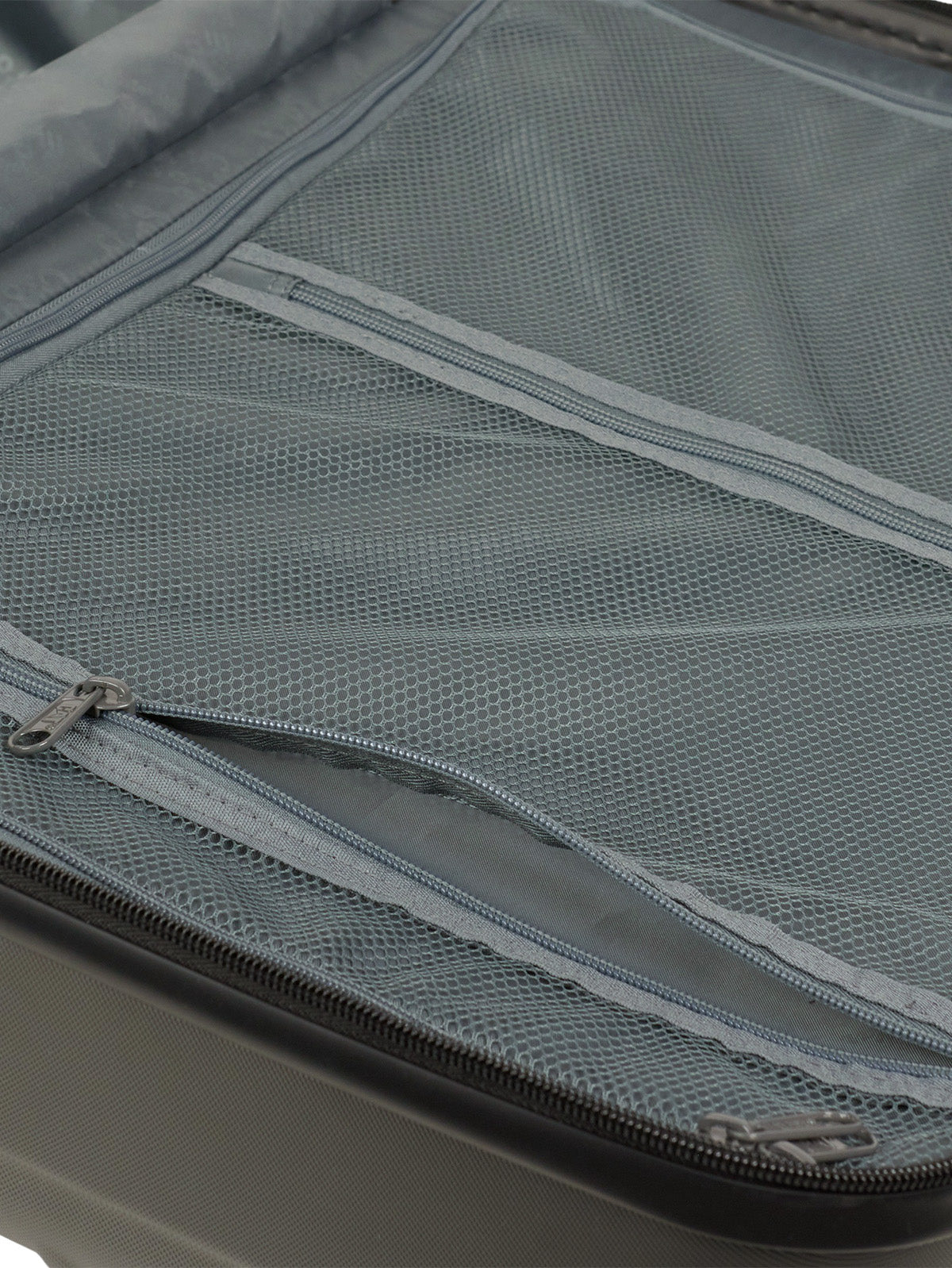 Maleta Mediana Industrial Plate Trunk Gris Oscuro CAT