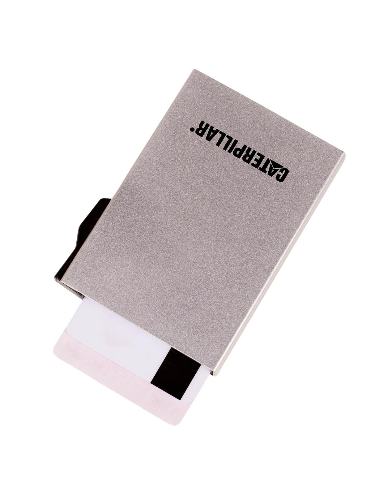 Billetera Unisex Boston Slide Up Plateado CAT