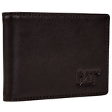 Billetera de Cuero Hombre CAT Sydney Leather Wallet con Clip - Negro