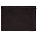 Billetera de Cuero Hombre CAT Sydney Leather Wallet con Clip - Negro