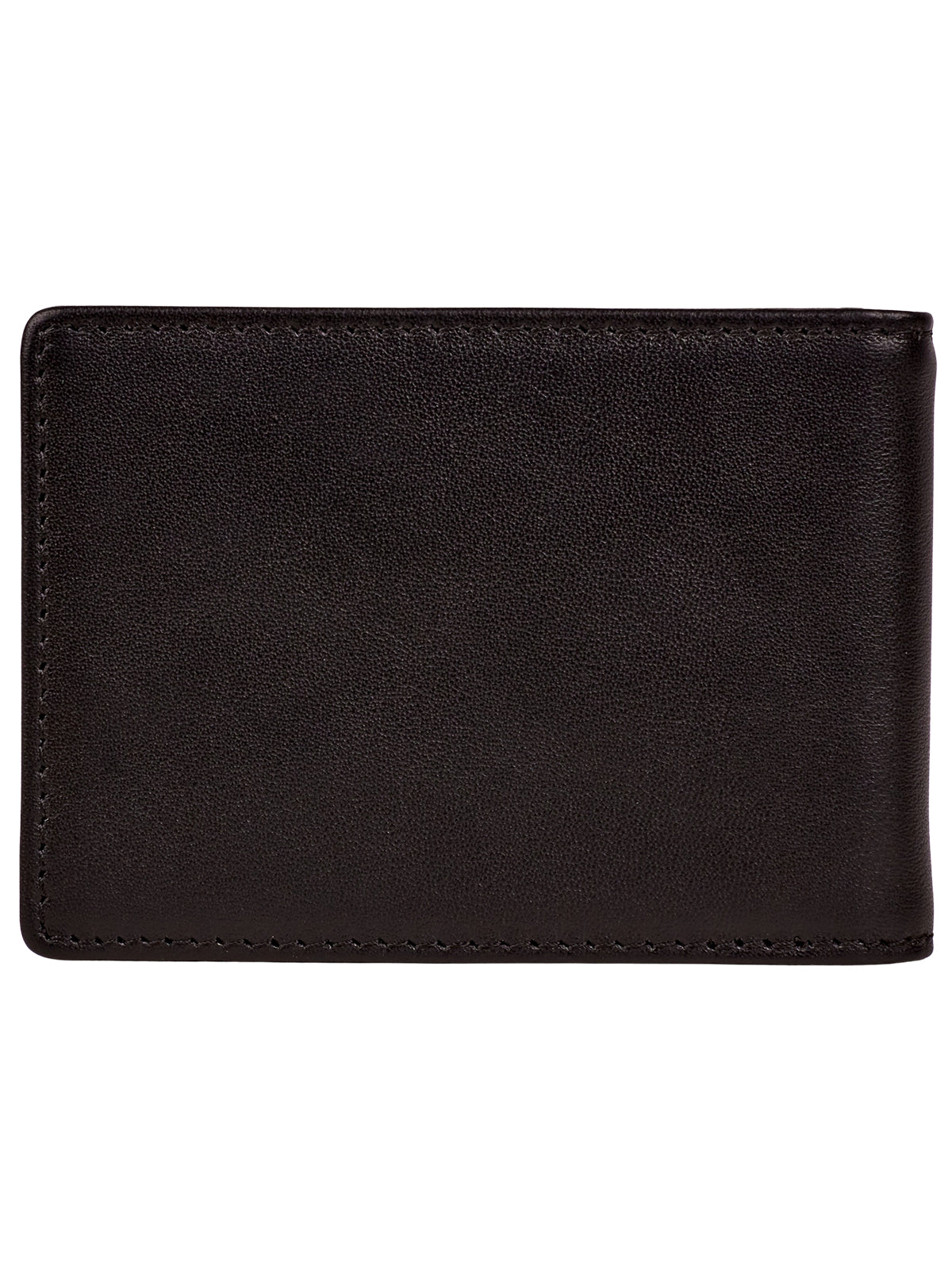 Billetera de Cuero Hombre CAT Sydney Leather Wallet con Clip - Negro