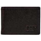 Billetera de Cuero Hombre CAT Sydney Leather Wallet con Clip - Negro