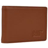 Billetera de Cuero Hombre CAT Sydney Leather Wallet con Clip - Cognac