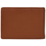Billetera de Cuero Hombre CAT Sydney Leather Wallet con Clip - Cognac