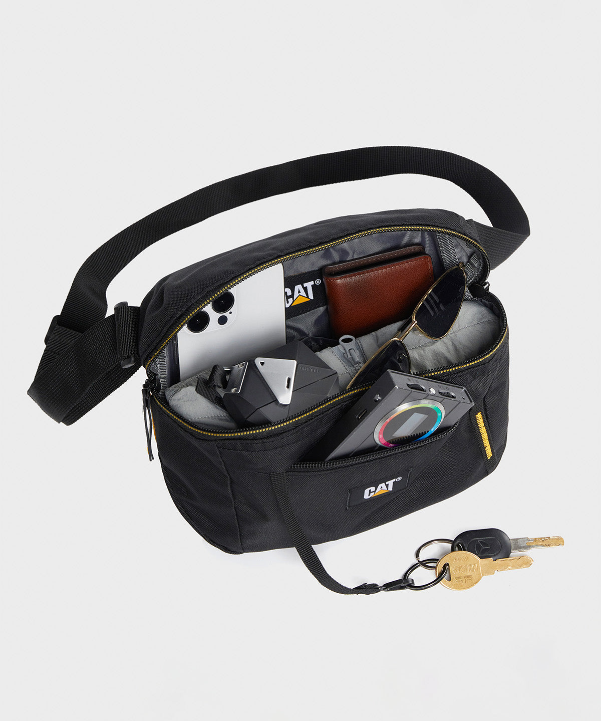 Bolso Cruzado Unisex CAT Nevada Shoulder Bag 2.5L - Black