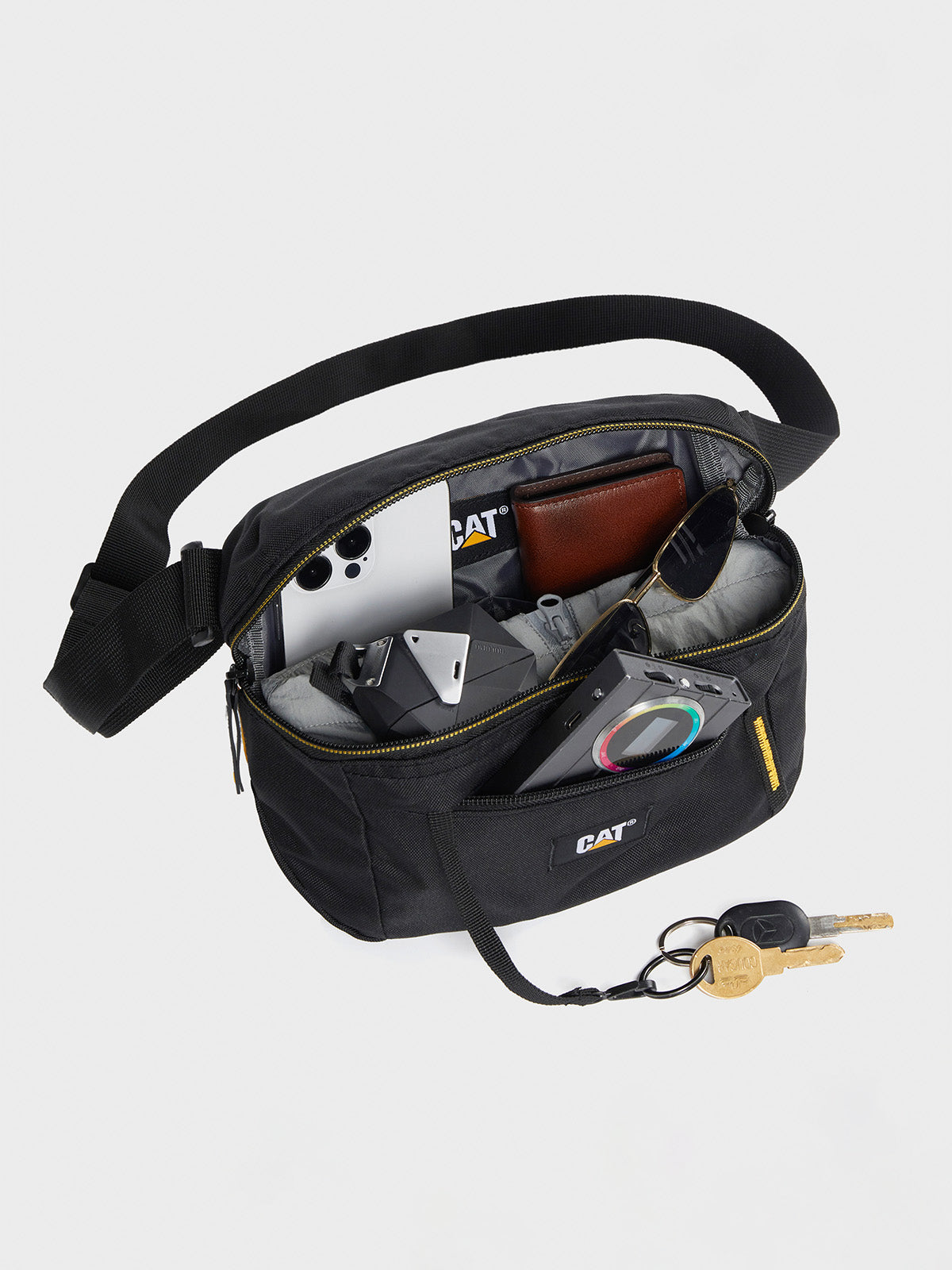 Bolso Cruzado Unisex CAT Nevada Shoulder Bag 2.5L - Black