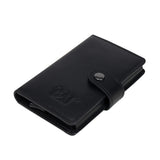 Tarjetero Billetera de Cuero Unisex CAT Dubai Leather Wallet - Black
