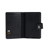 Tarjetero Billetera de Cuero Unisex CAT Dubai Leather Wallet - Black