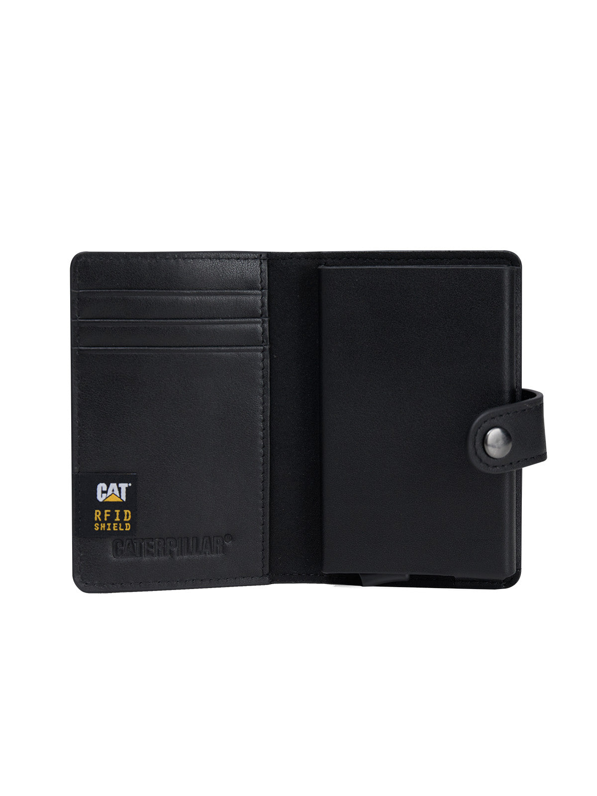 Tarjetero Billetera de Cuero Unisex CAT Dubai Leather Wallet - Black