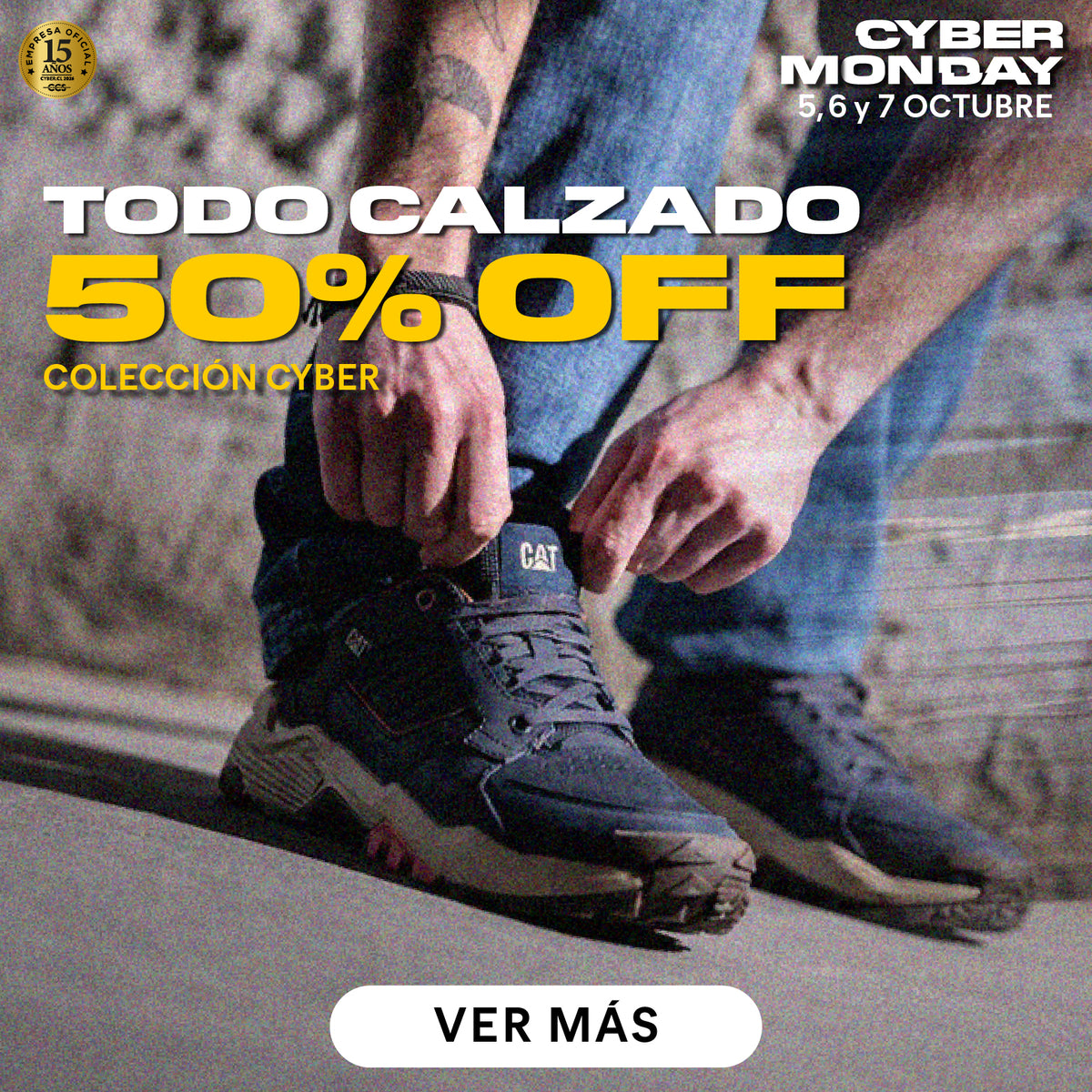 Caterpillar - todo calzado 50% off