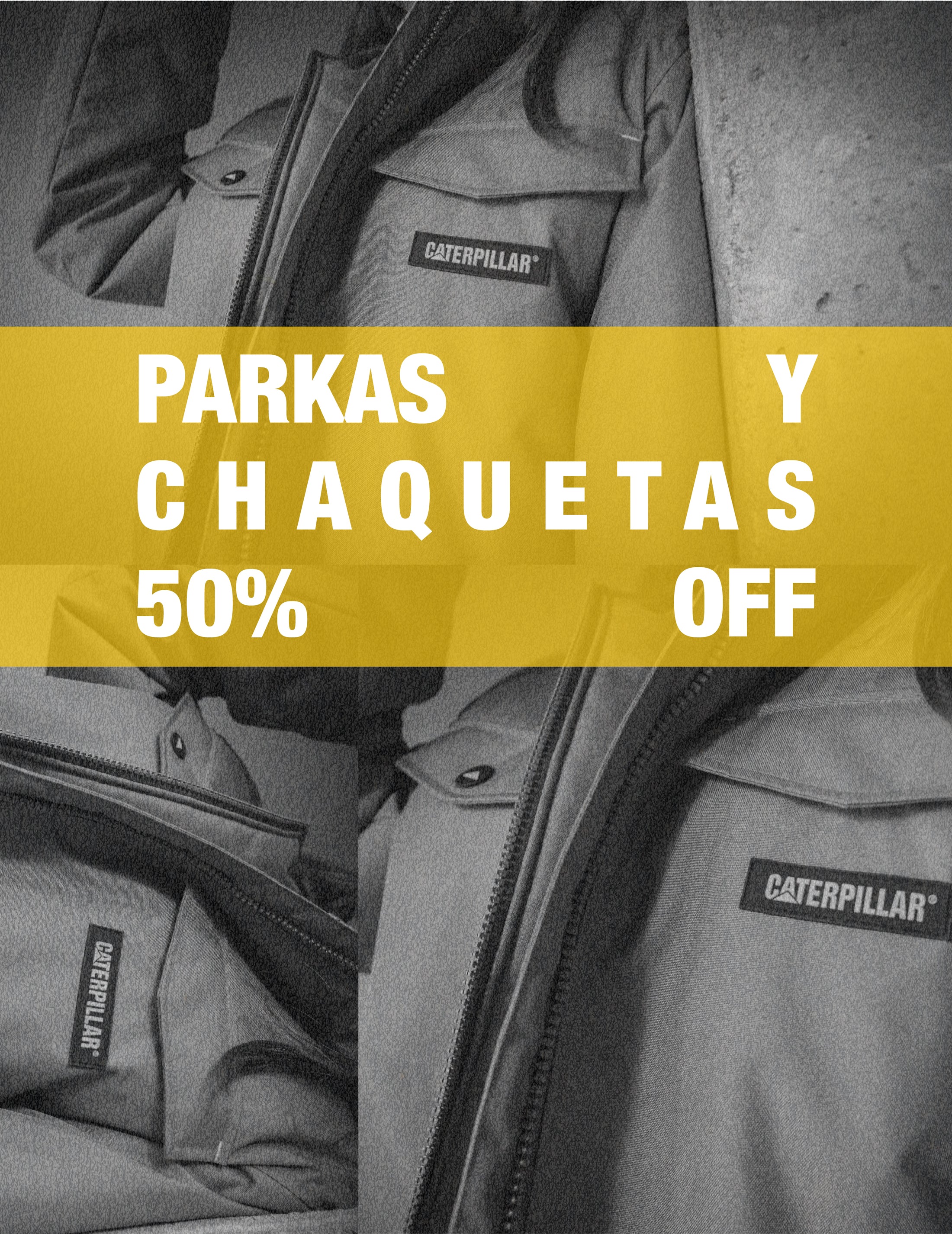 CAT chaquetas y parkas 50% off