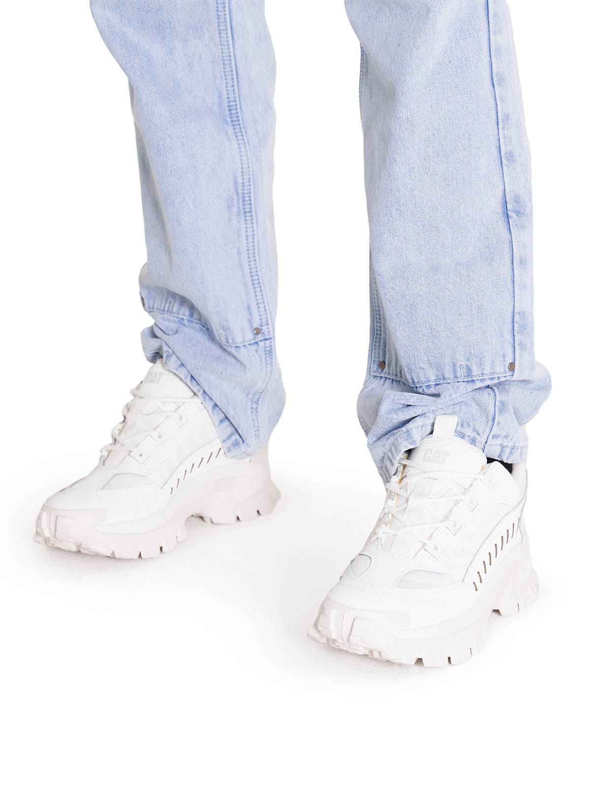 Zapatilla Casual Mujer Intruder Blanca Cat